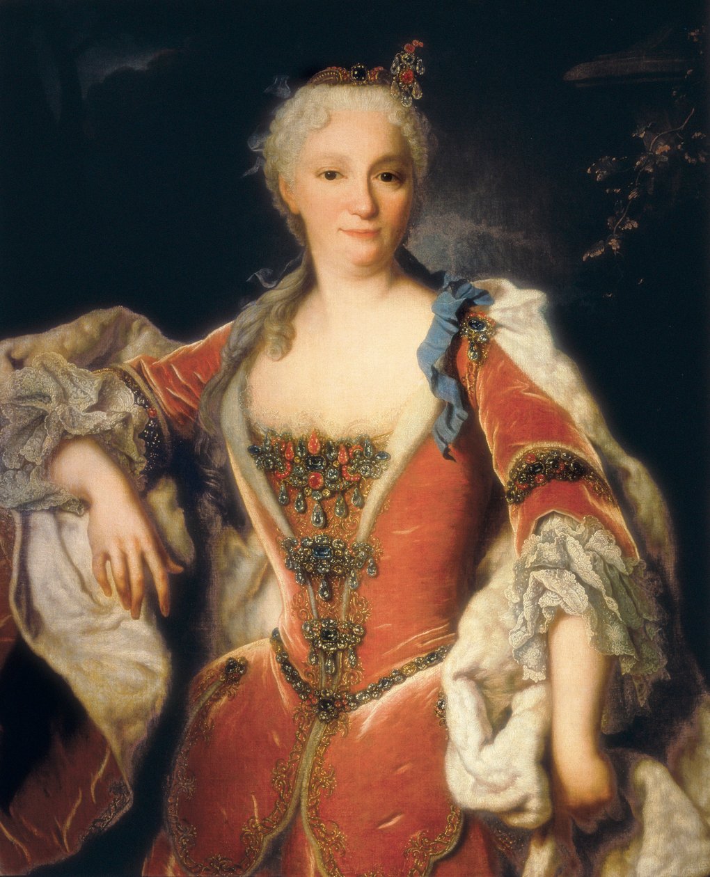Portret van Elisabeth Farnese (Parma) door Jean Ranc