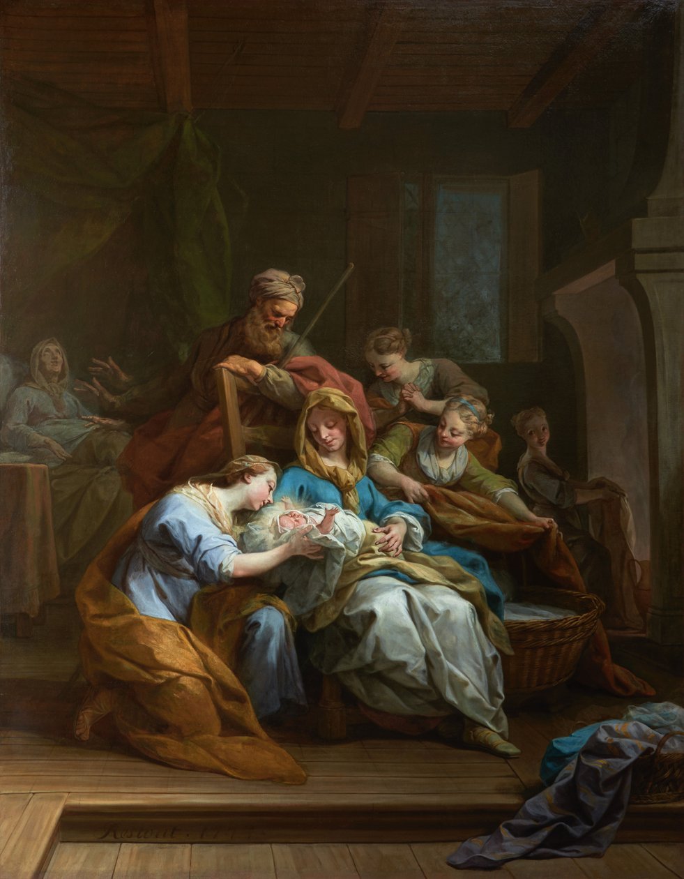 Frans: La Nativité de la Vierge door Jean Restout