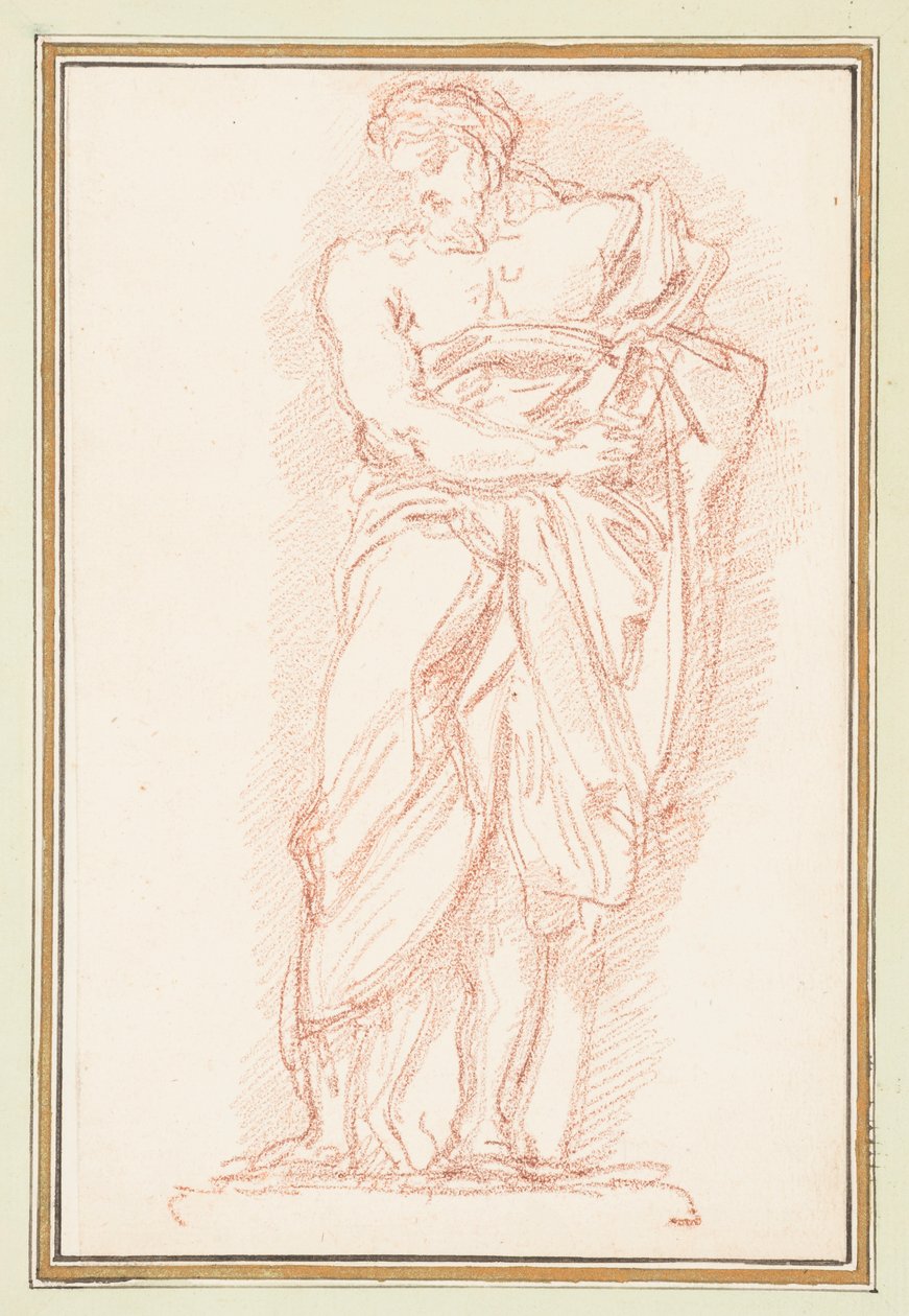 Staande mannelijke figuur met himation door Jean Robert Ango