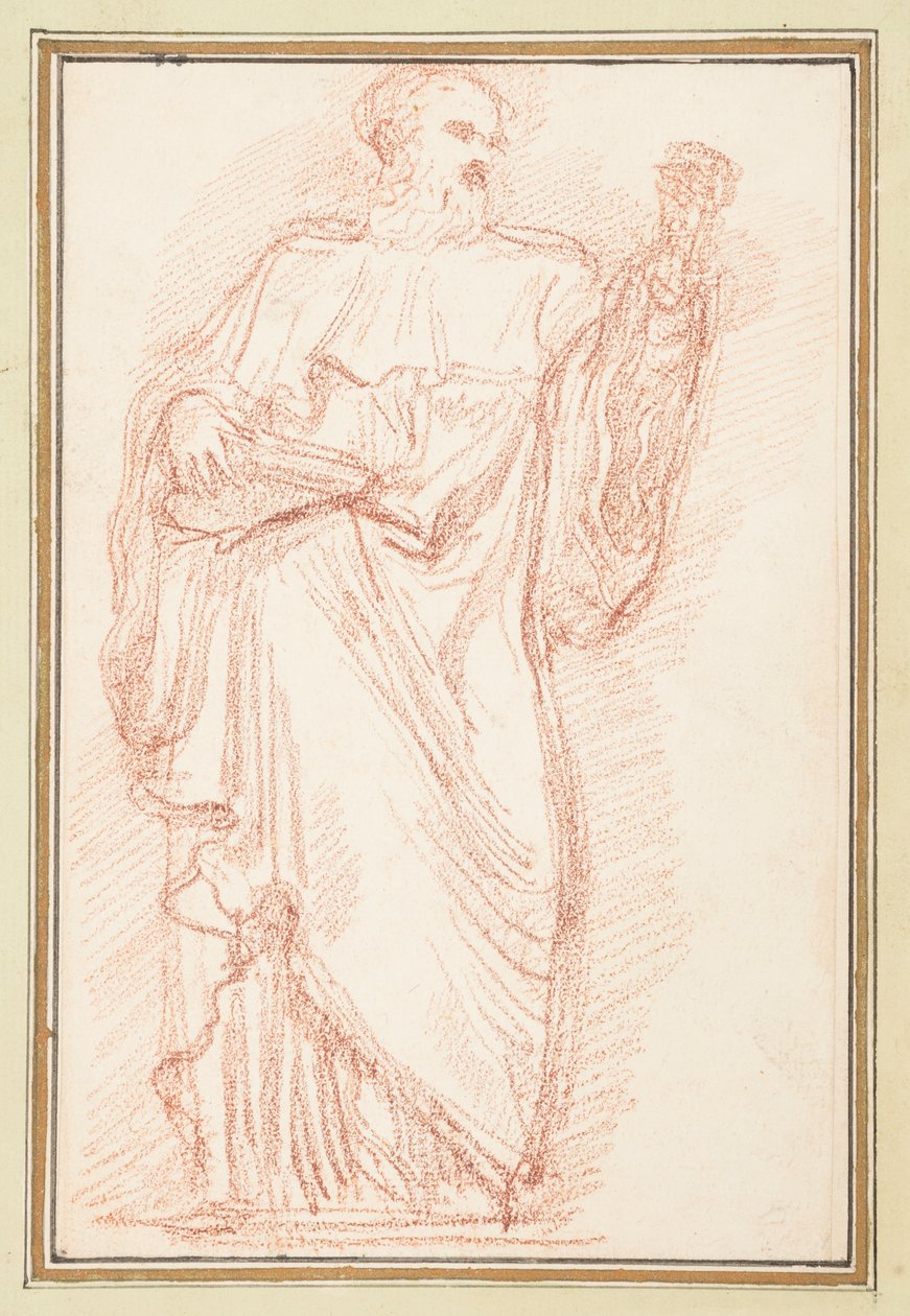 Staande Mannelijke Figuur met Boek door Jean Robert Ango