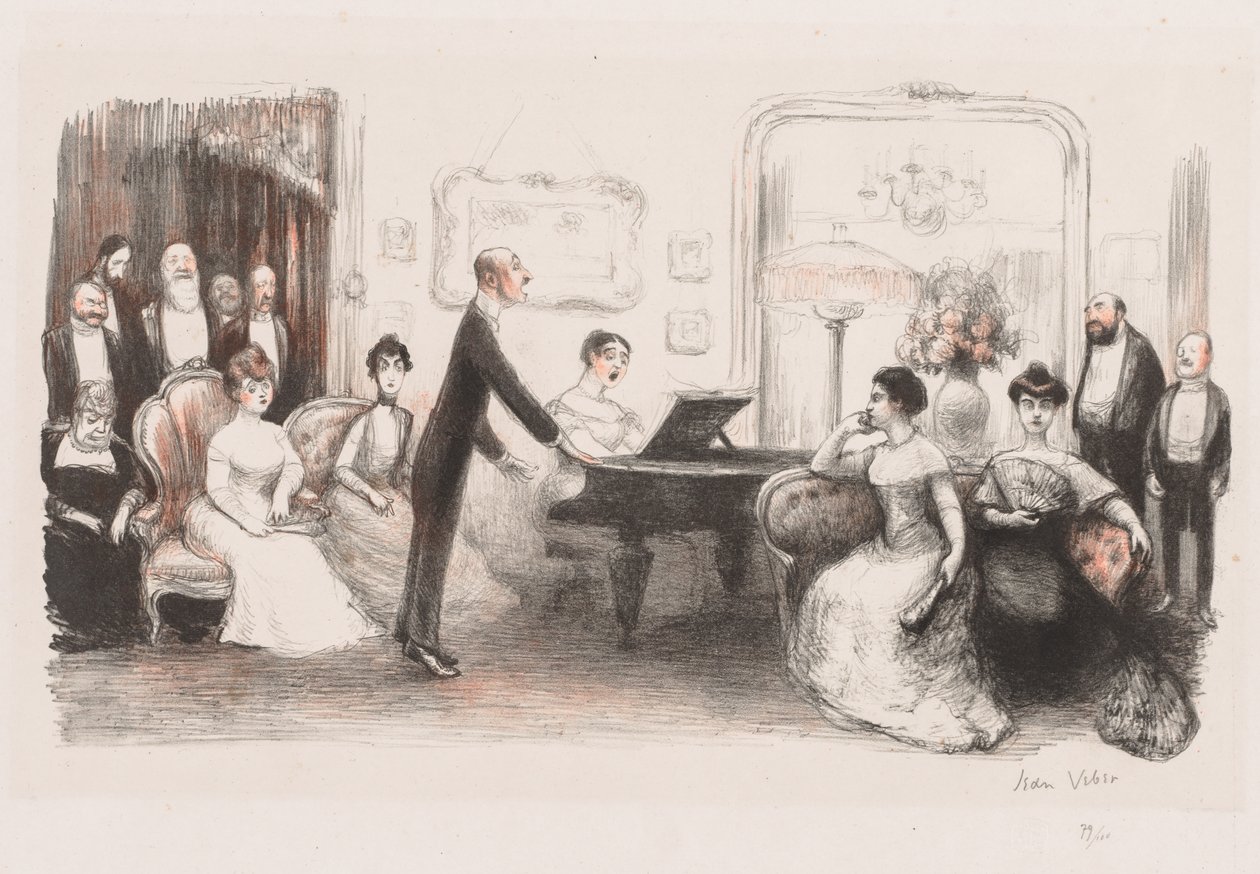 De Bourgeoise Avond door Jean Veber