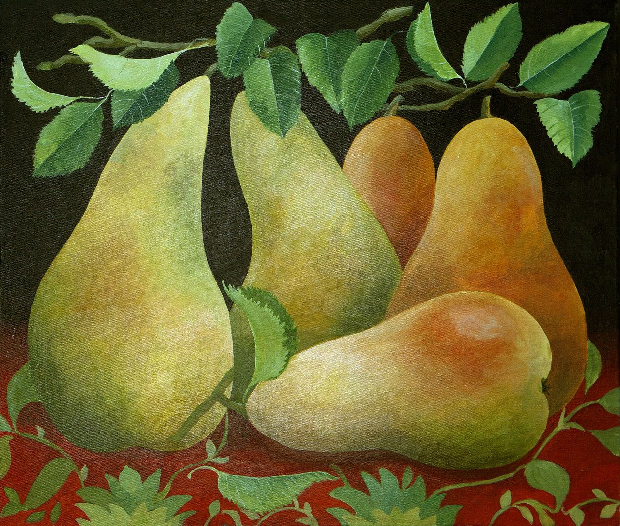 Peren, 2014 (acryl op doek) door Jennifer Abbott