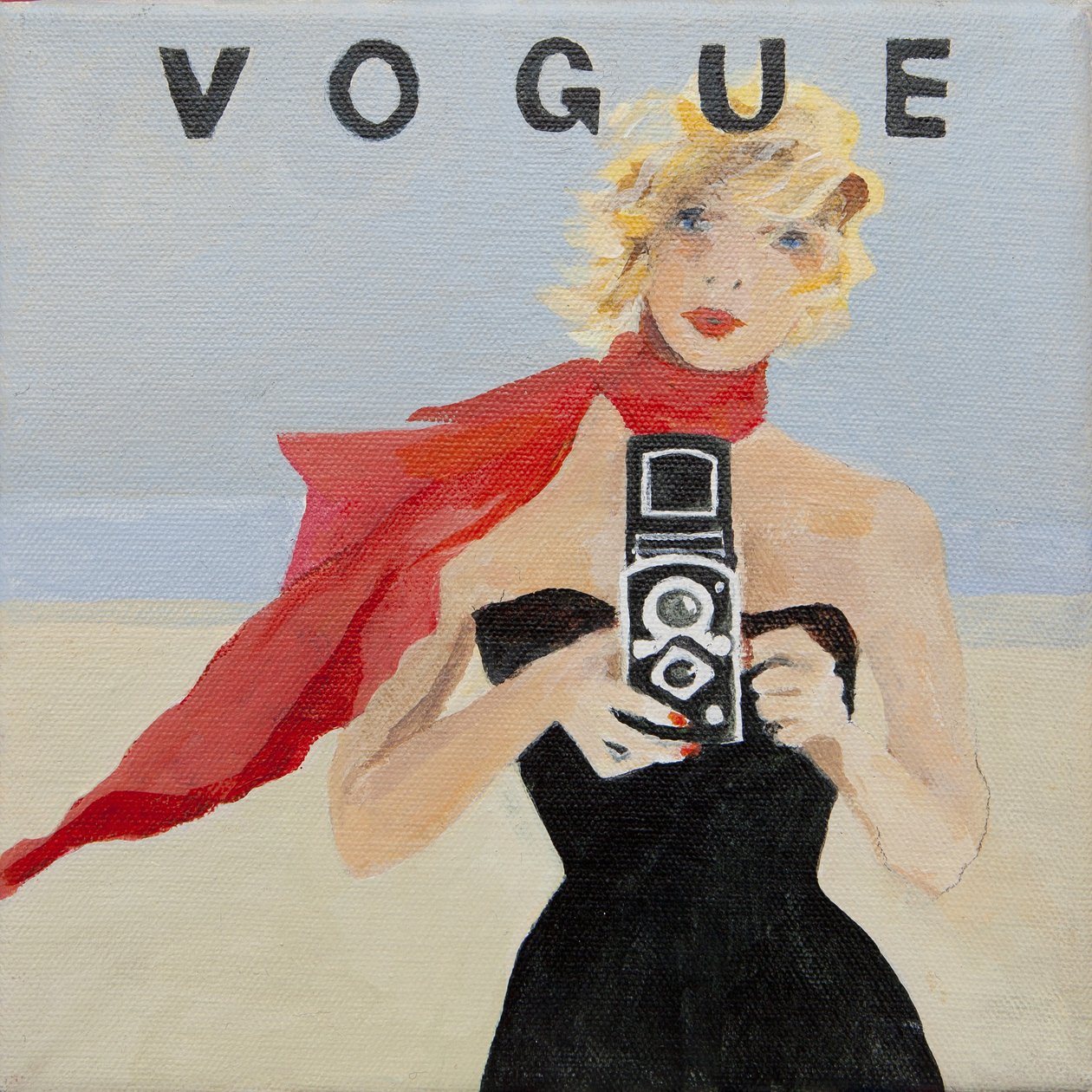 Vogue cover (acryl) door Jennifer Abbott