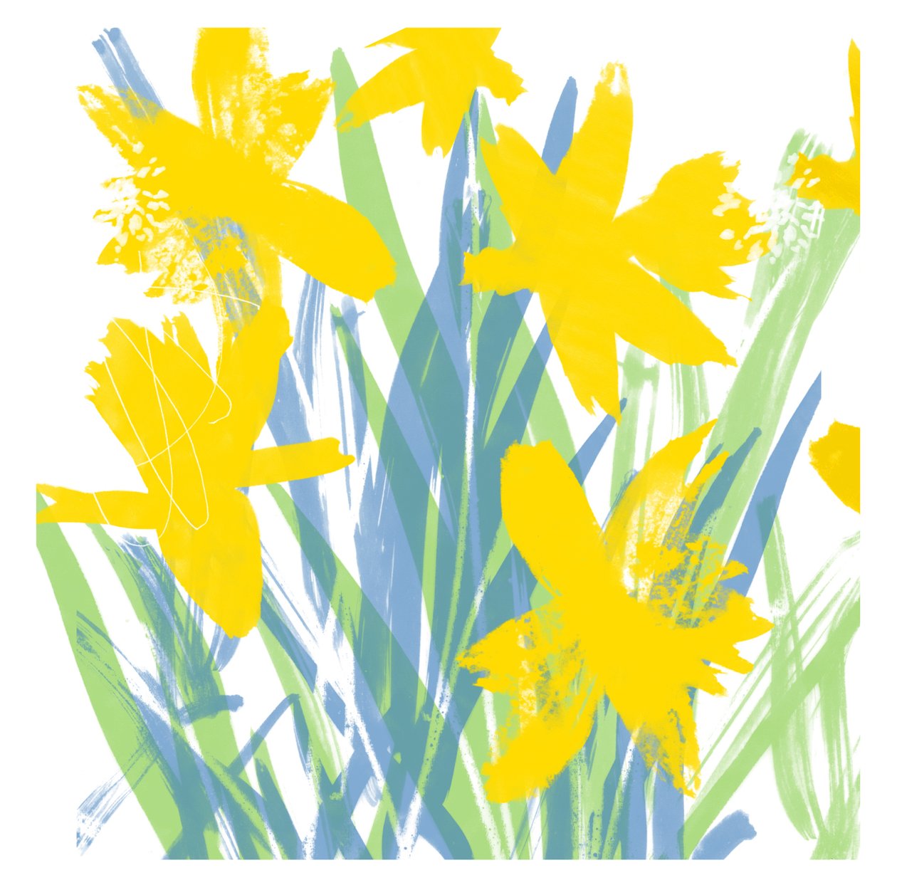 Lente narcissen door Jenny Frean