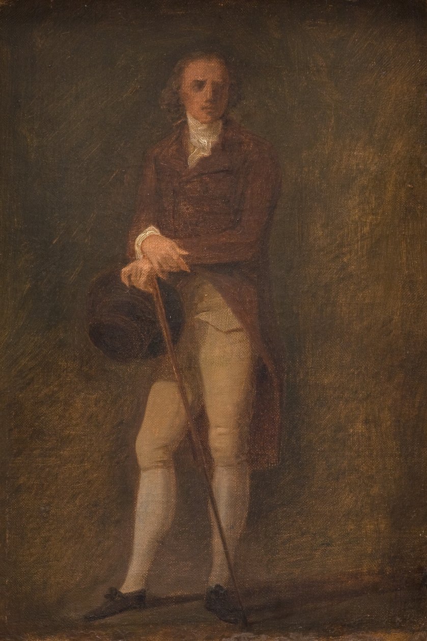 Portretschets. De schilder N.A. Abildgaard (?) door Jens Juel