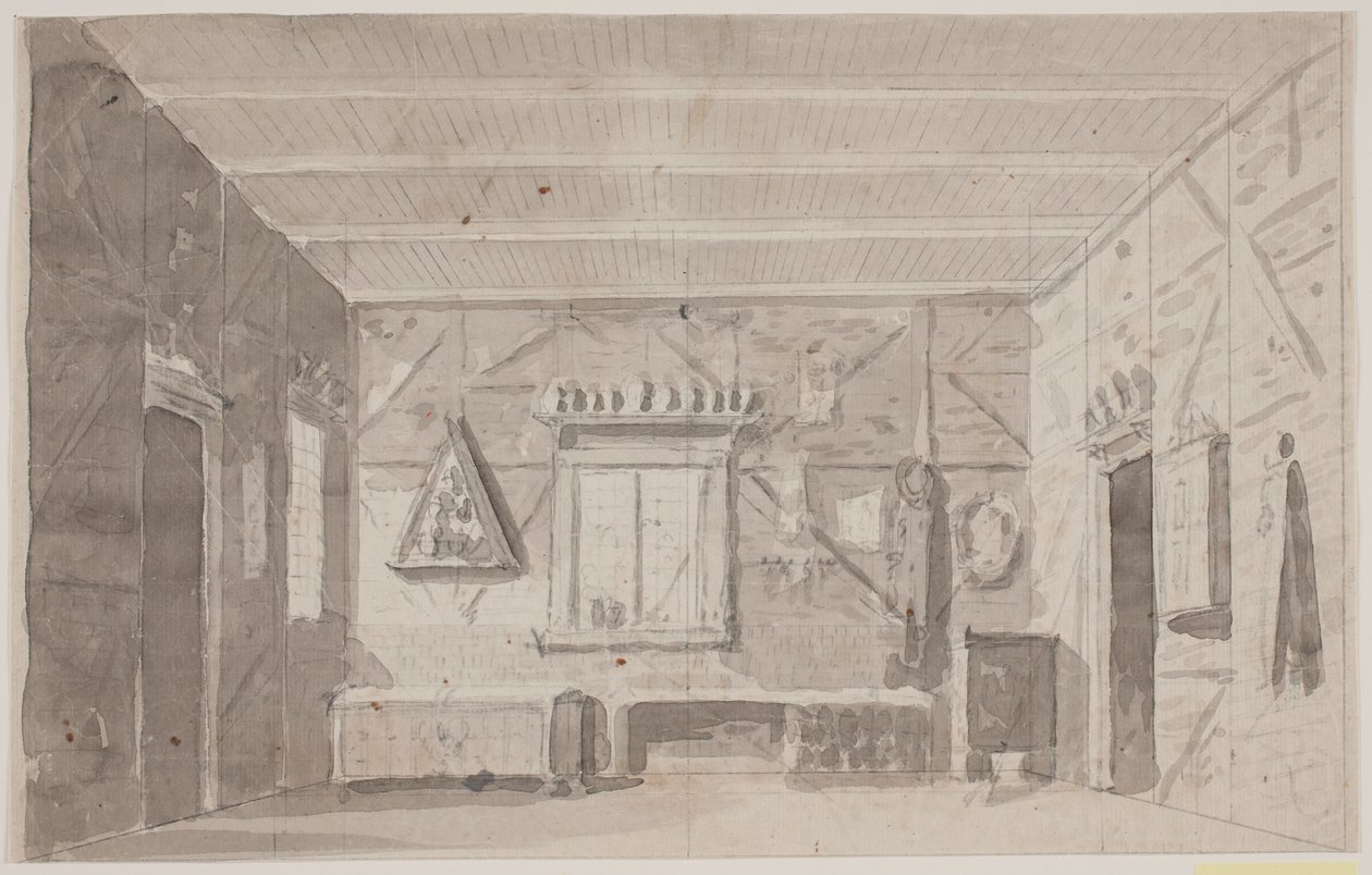 Een boerderijkamer door Jens Petersen Lund