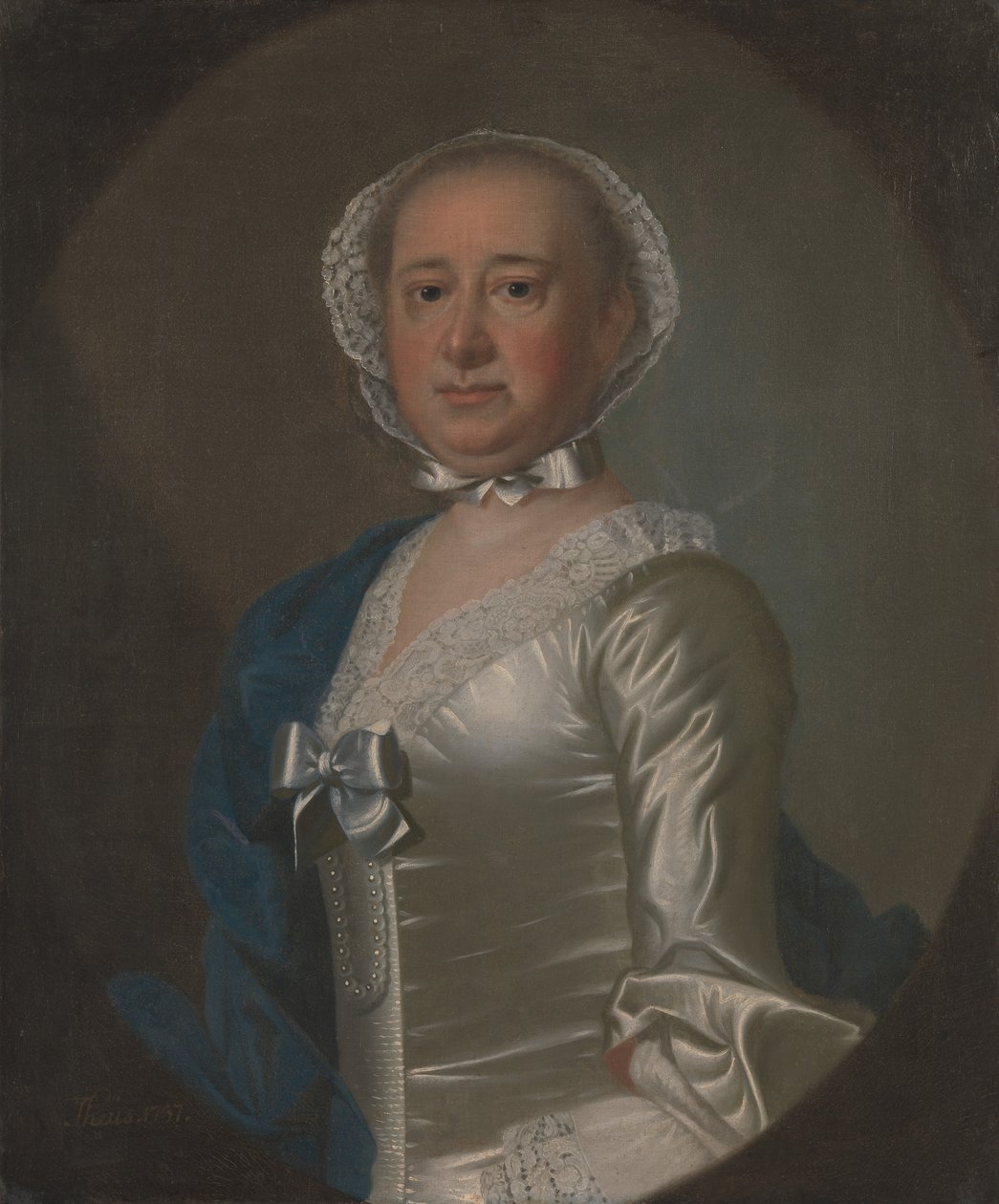 Mevrouw Gabriel Manigault door Jeremiah Theus
