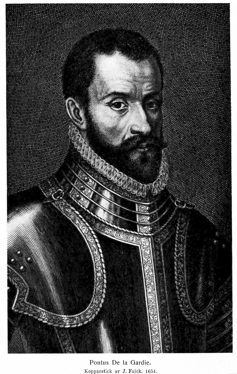 Pontus De la Gardie 1520-1585, 1654 door Jeremias Falck
