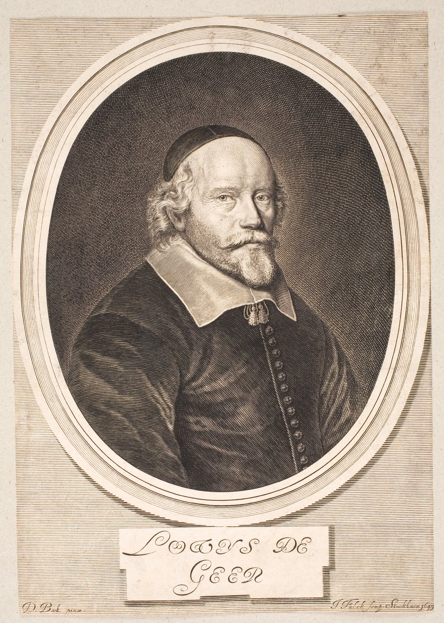 Portret van Louis de Geer door Jeremias Falck