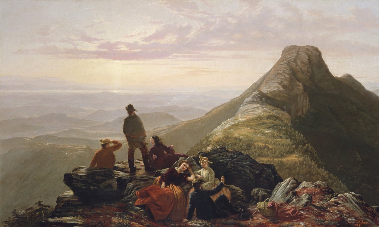 Het verlate gezelschap op Mansfield Mountain door Jerome Thompson