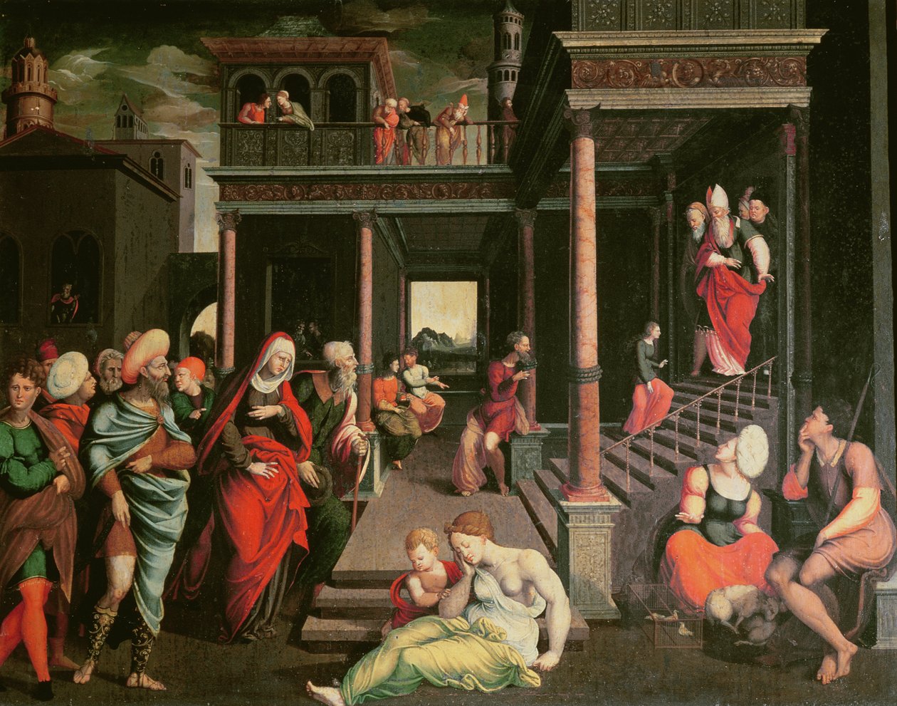 De presentatie in de tempel door Jeronimo Cosida y Ballejo