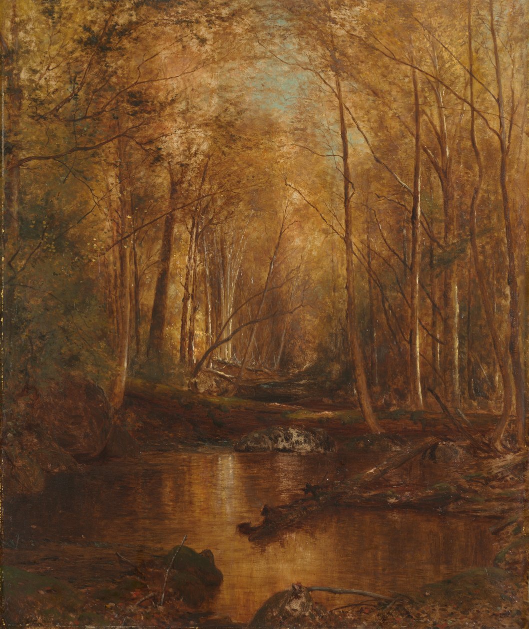 Herfst in de Catskills door Jervis McEntee