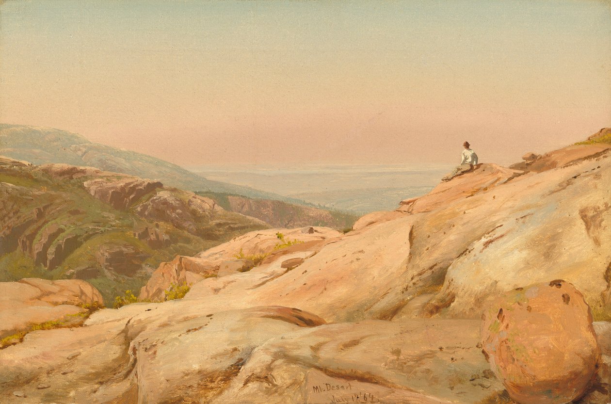 Mount Desert Island, Maine door Jervis McEntee