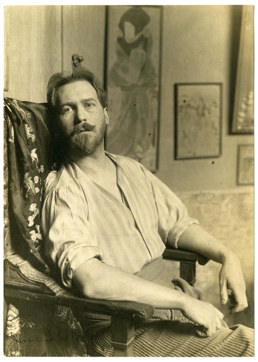 Albert Herter, c.1905-06 door Jessie Tarbox Beals