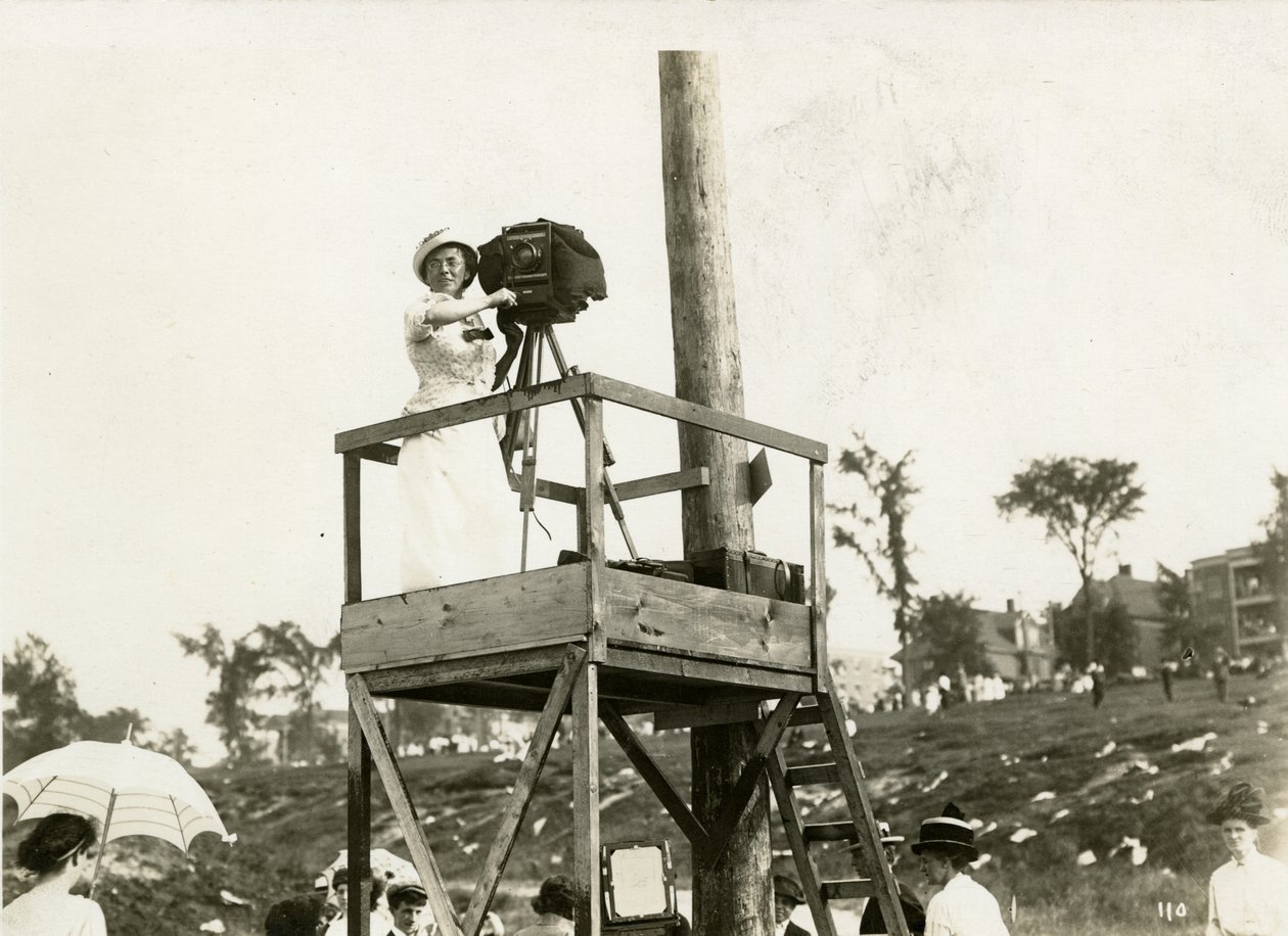 Beals aan het werk, c.1905-40 door Jessie Tarbox Beals