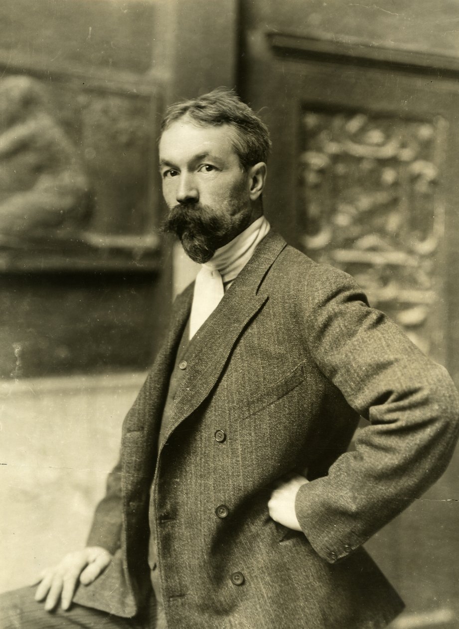 Karl Bitter kunstenaar, 1906 door Jessie Tarbox Beals