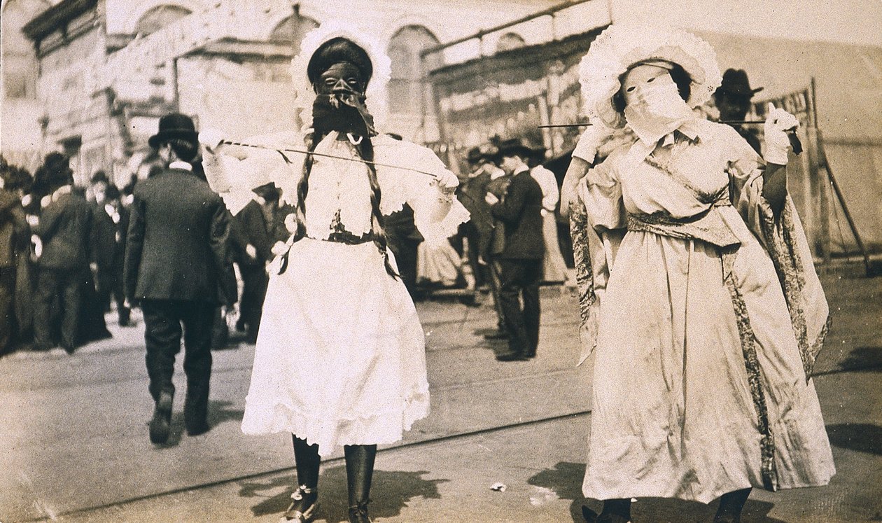 New Orleans, Mardi Gras, c.1905 door Jessie Tarbox Beals