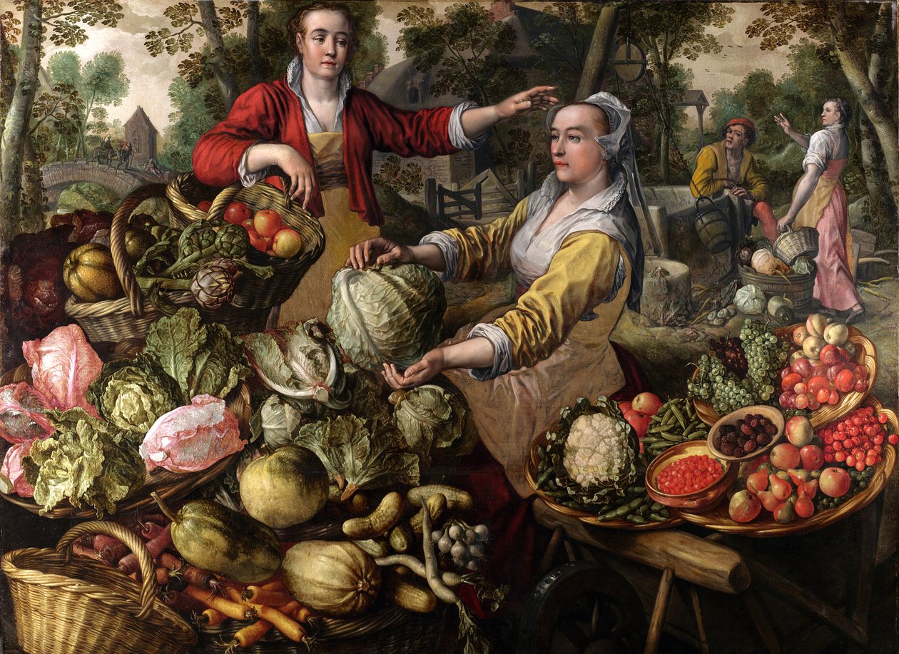 De vier elementen door Joachim Beuckelaer