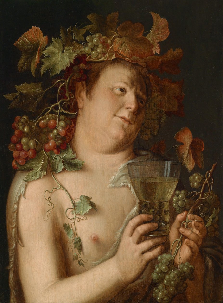 Bacchus door Joachim Wtewael or Utewael
