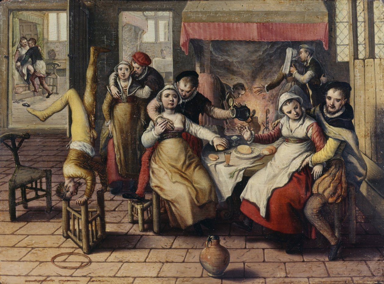 Bordeel door Joachim Beuckelaer