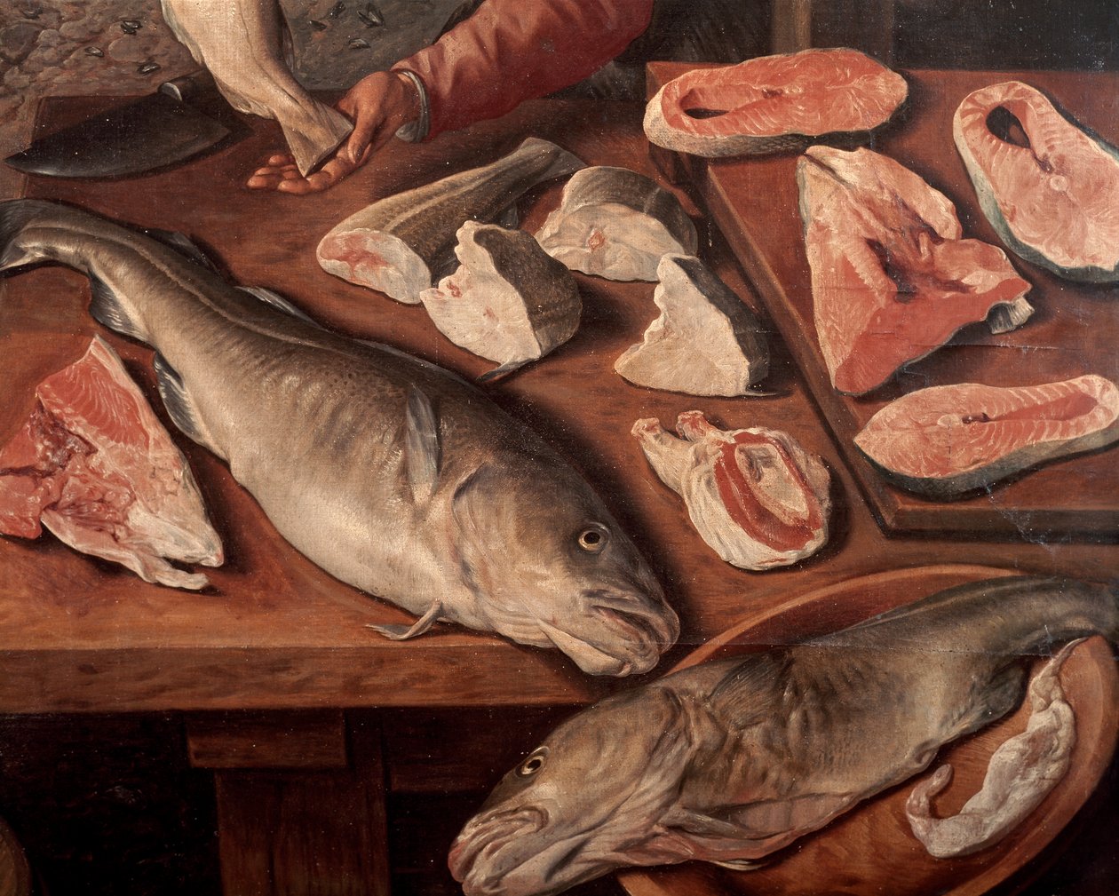 Vismarkt door Joachim Beuckelaer
