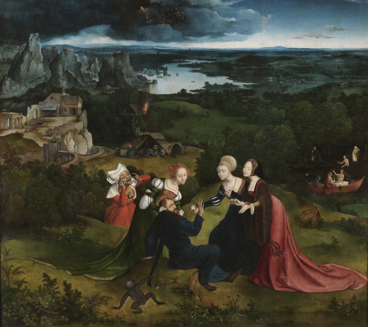 De Verleiding van Sint Antonius door Joachim Patinir