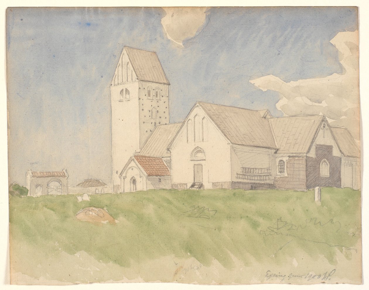 Ejsing Kerk door Joakim Frederik Skovgaard