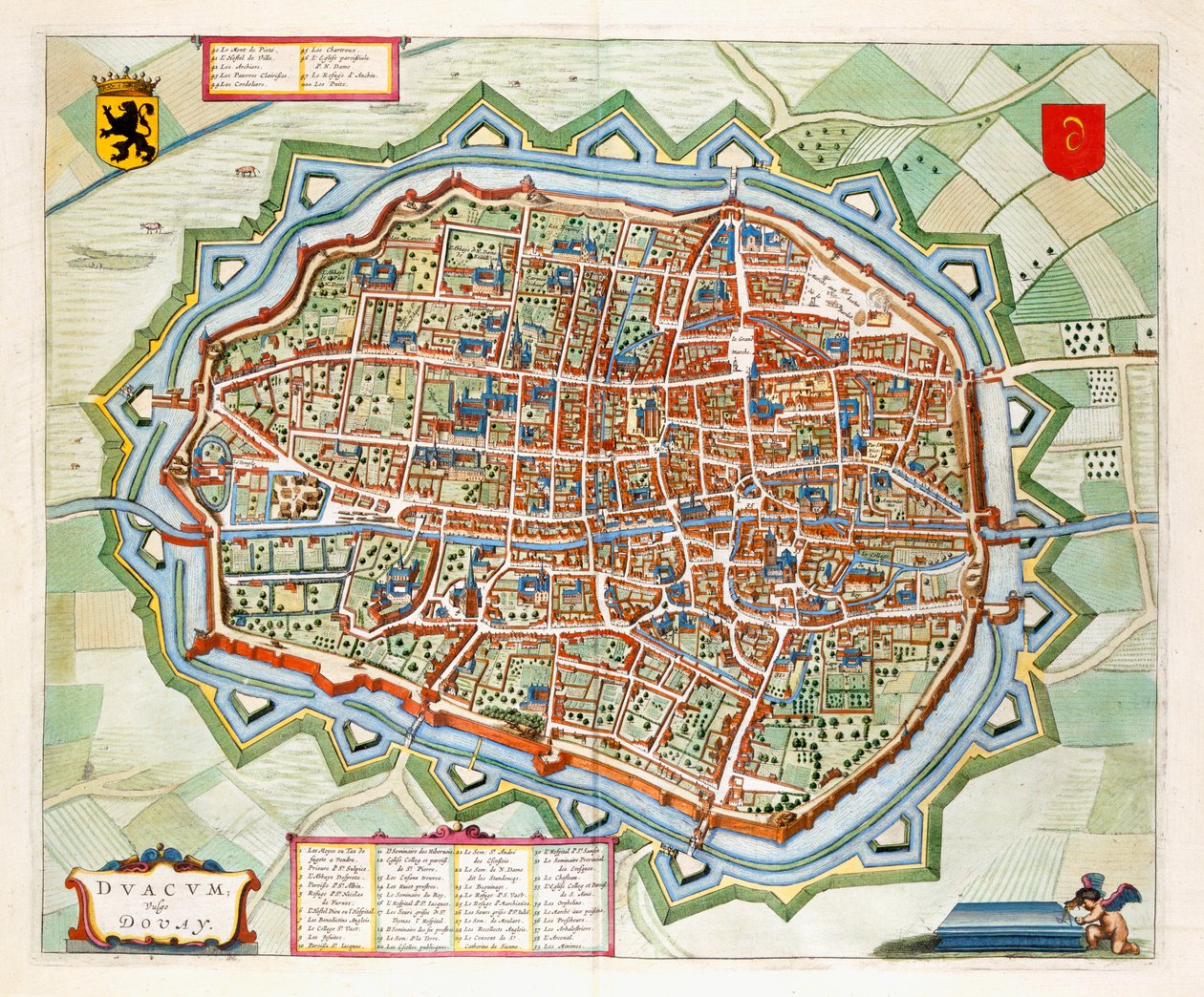 Douai, 1649 door Joan Blaeu