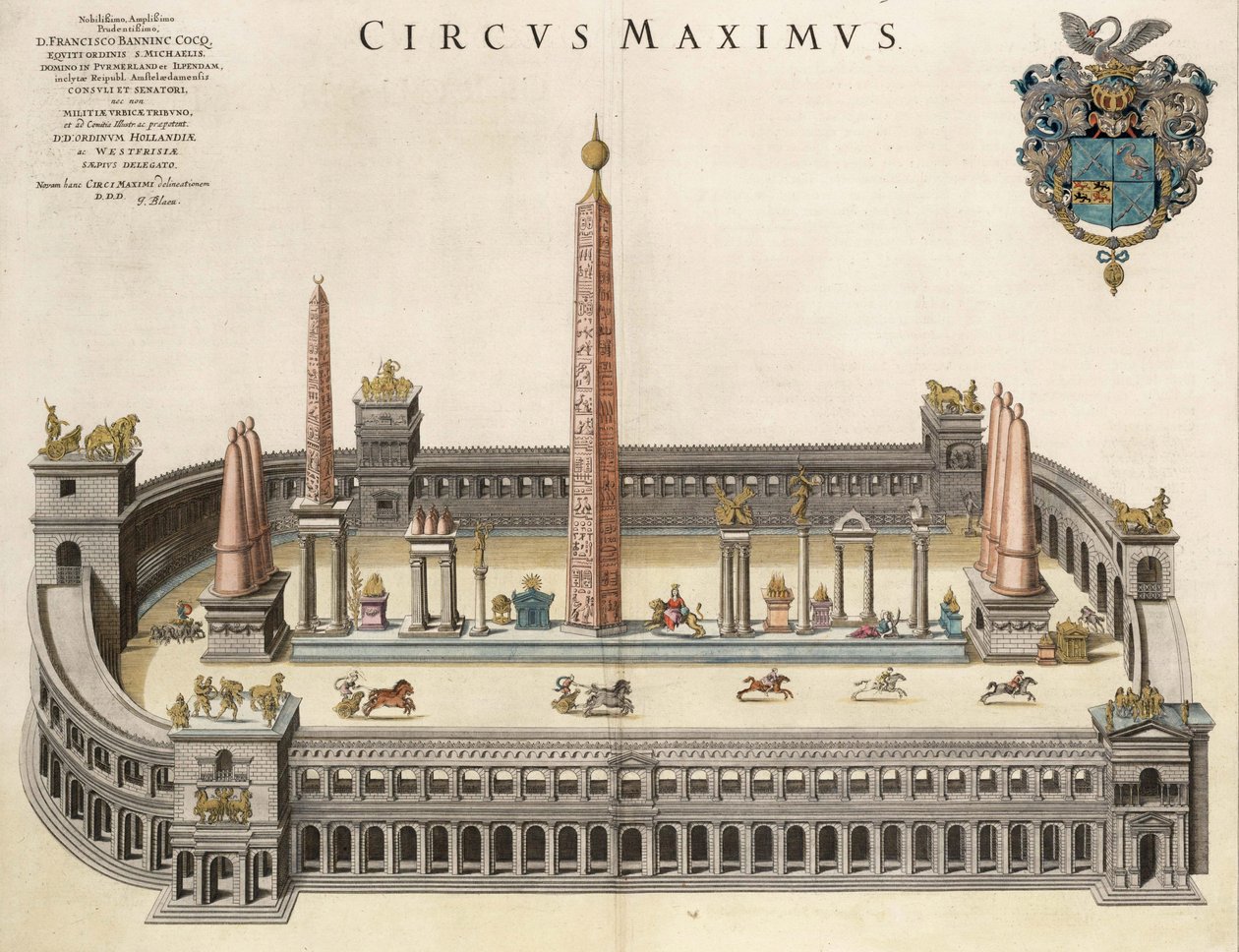 Het Circus Maximus door Joan Blaeu