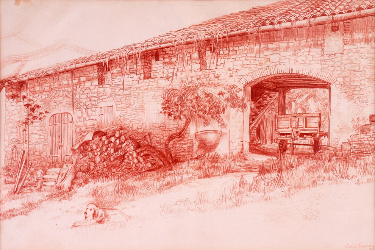 Boerderij, Provence door Joan Thewsey
