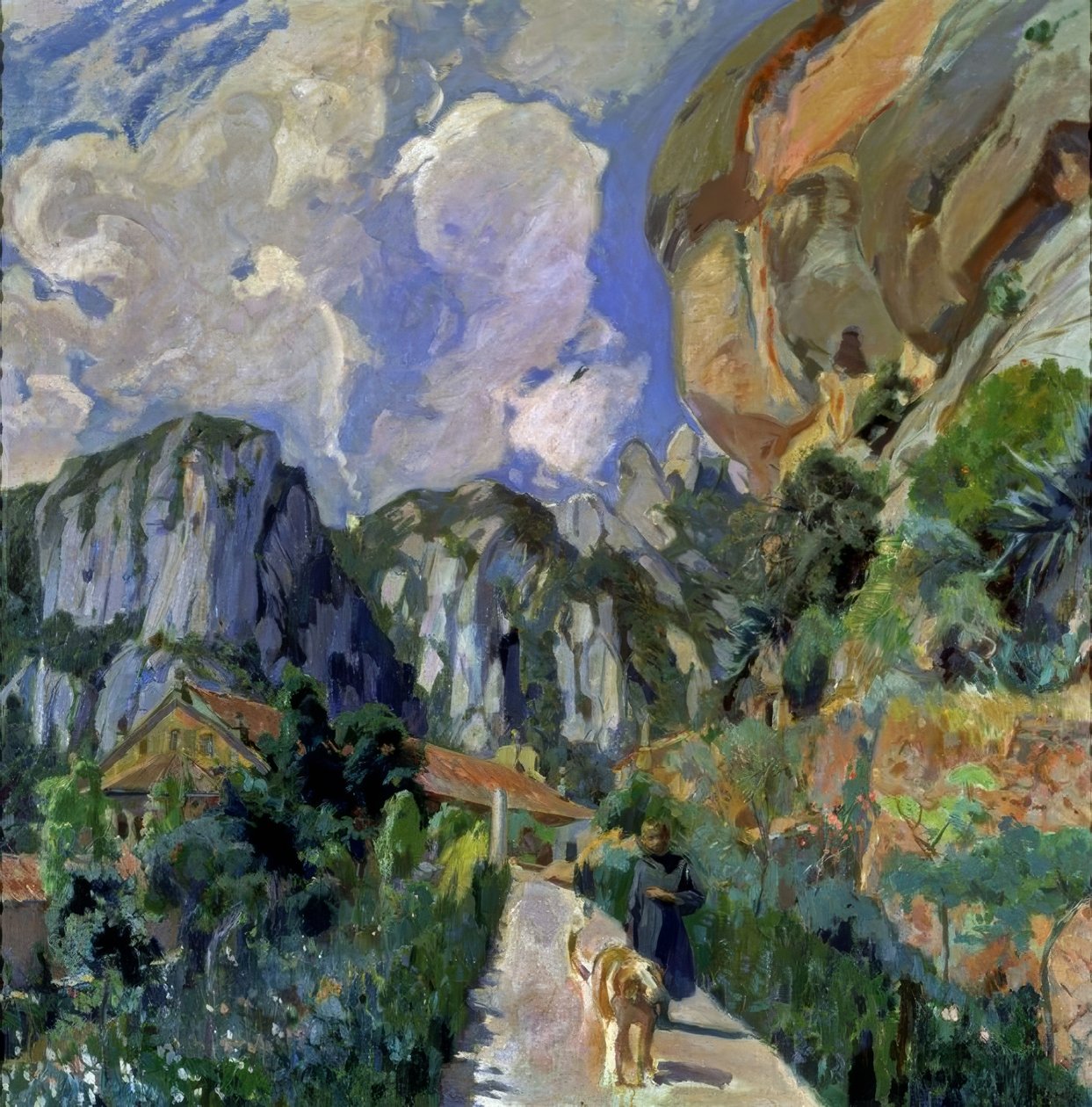 De Tuin van de Ministranten, Montserrat door Joaquim Mir i Trinxet