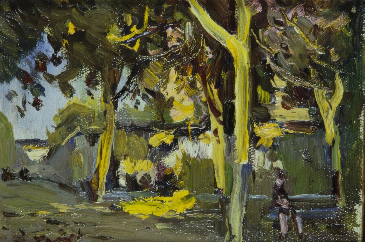 Plein met bomen door Joaquim Mir i Trinxet