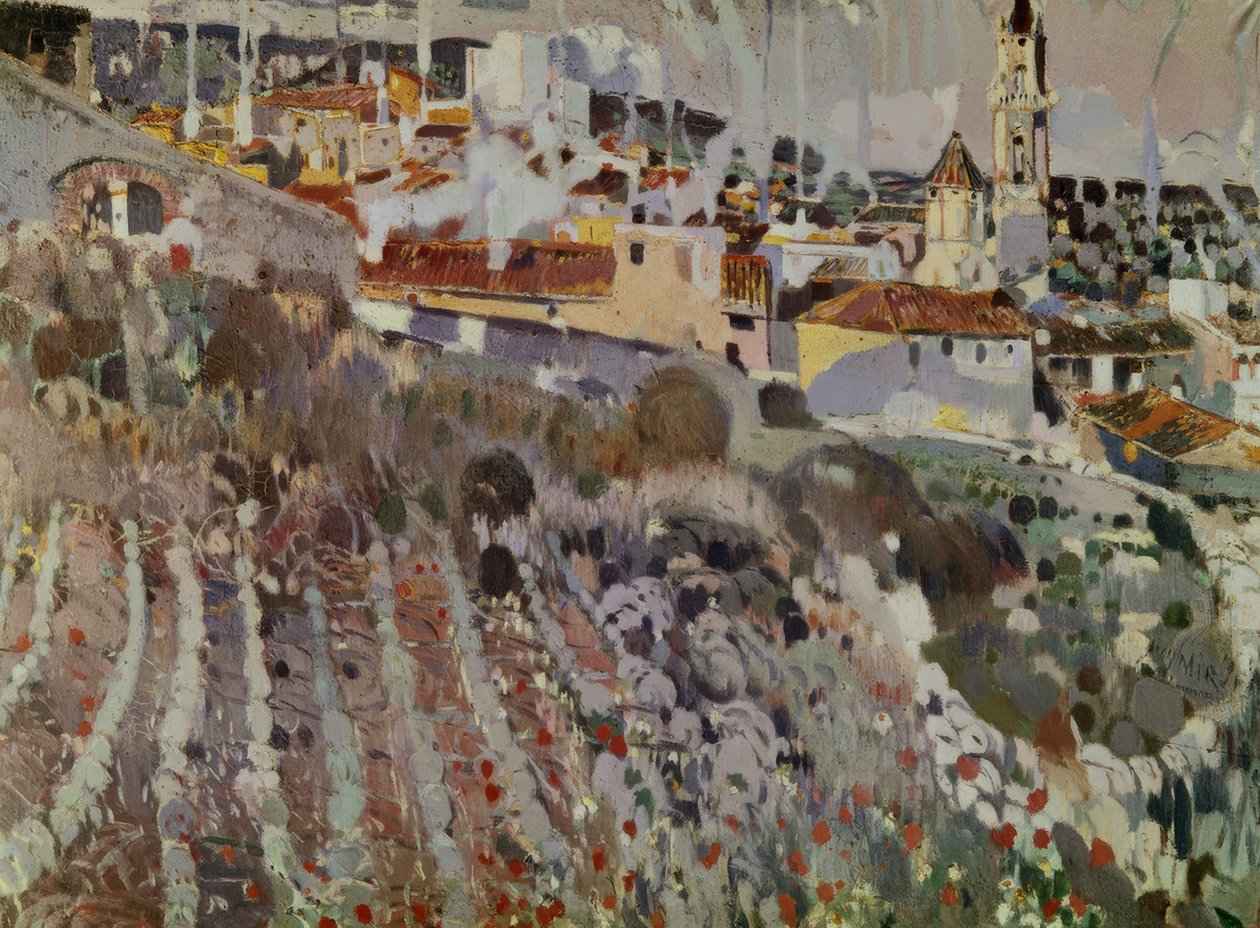 Terrassendorp door Joaquim Mir i Trinxet