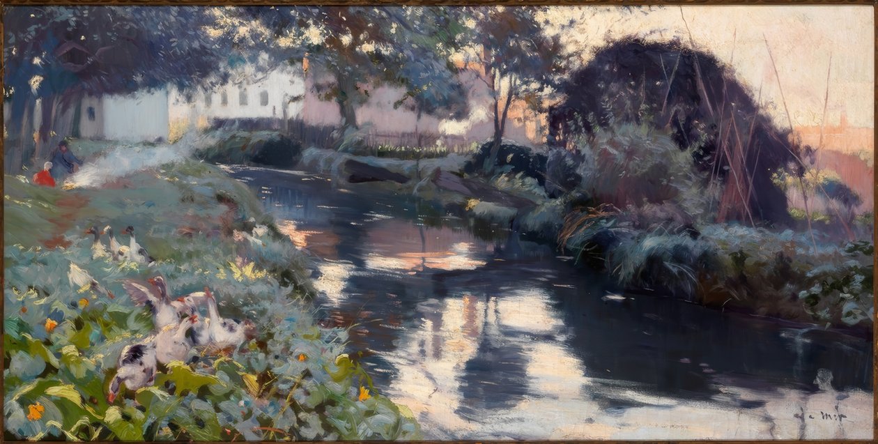Gracht in Condal door Joaquim Mir i Trinxet
