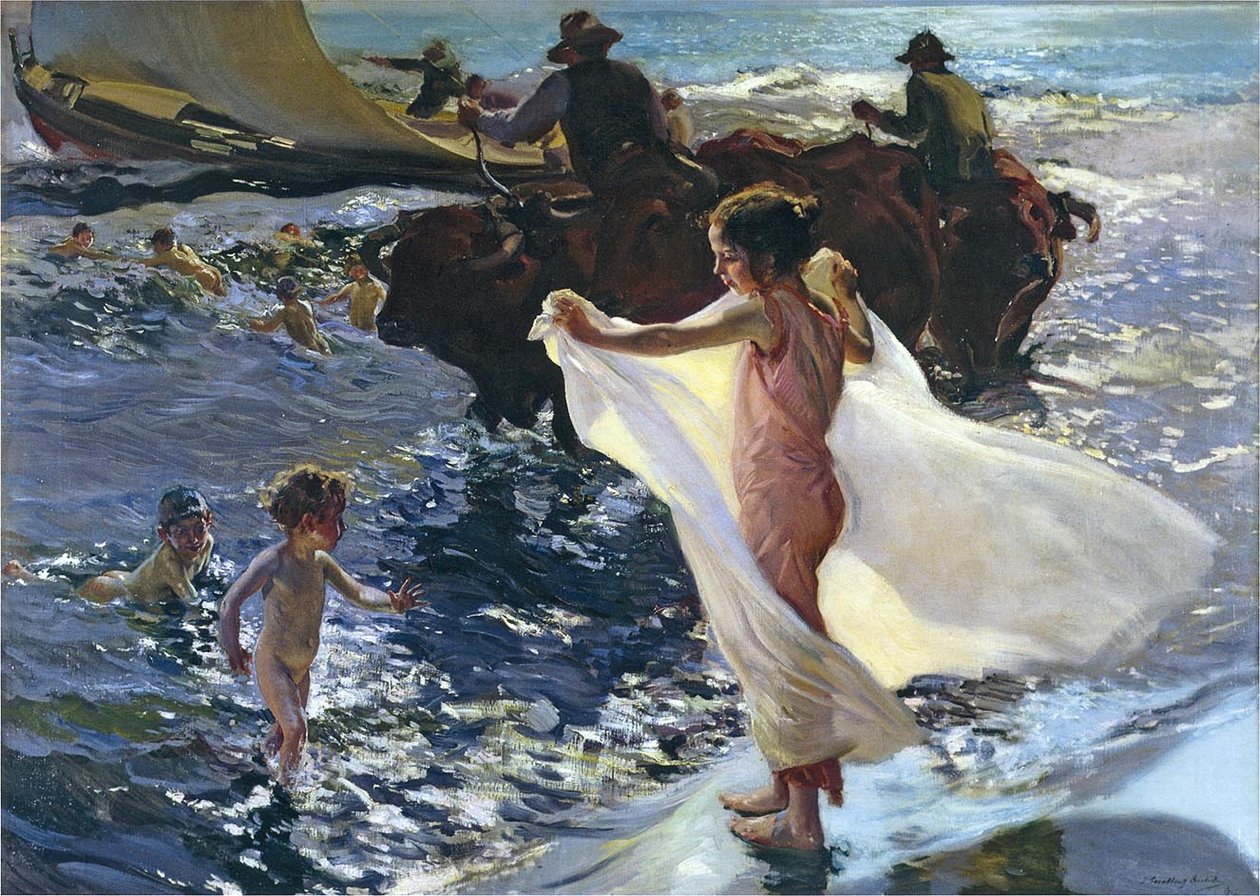 Het baduur door Joaquín Sorolla