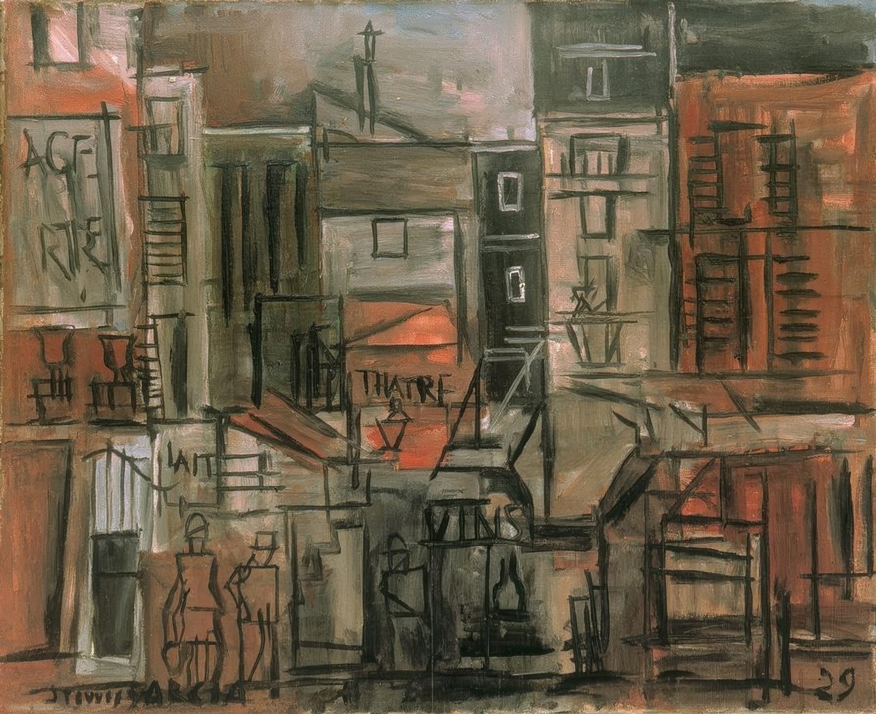 Zonder titel door Joaquín Torres García