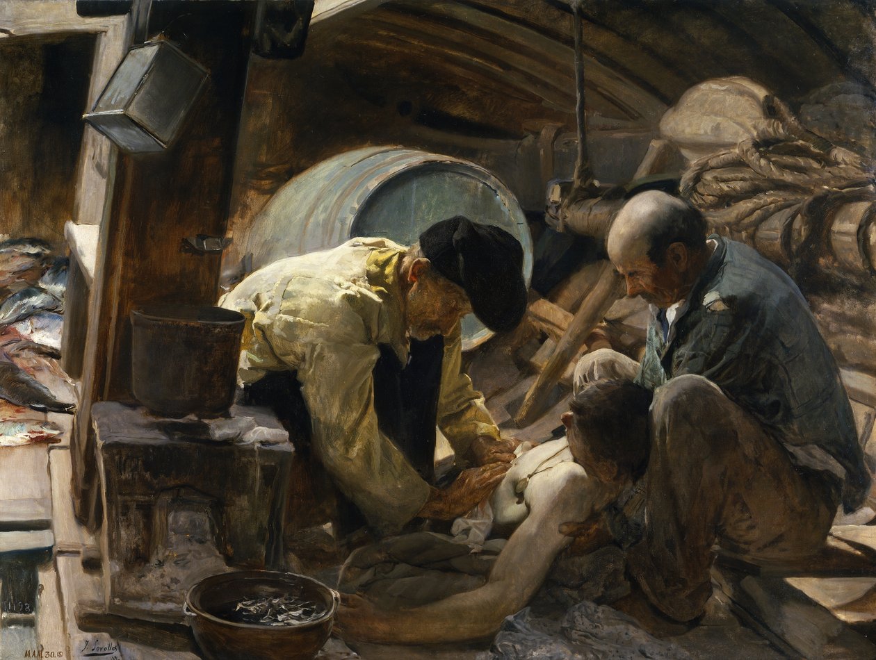 Ze zeggen nog steeds dat vis duur is door Joaquín Sorolla