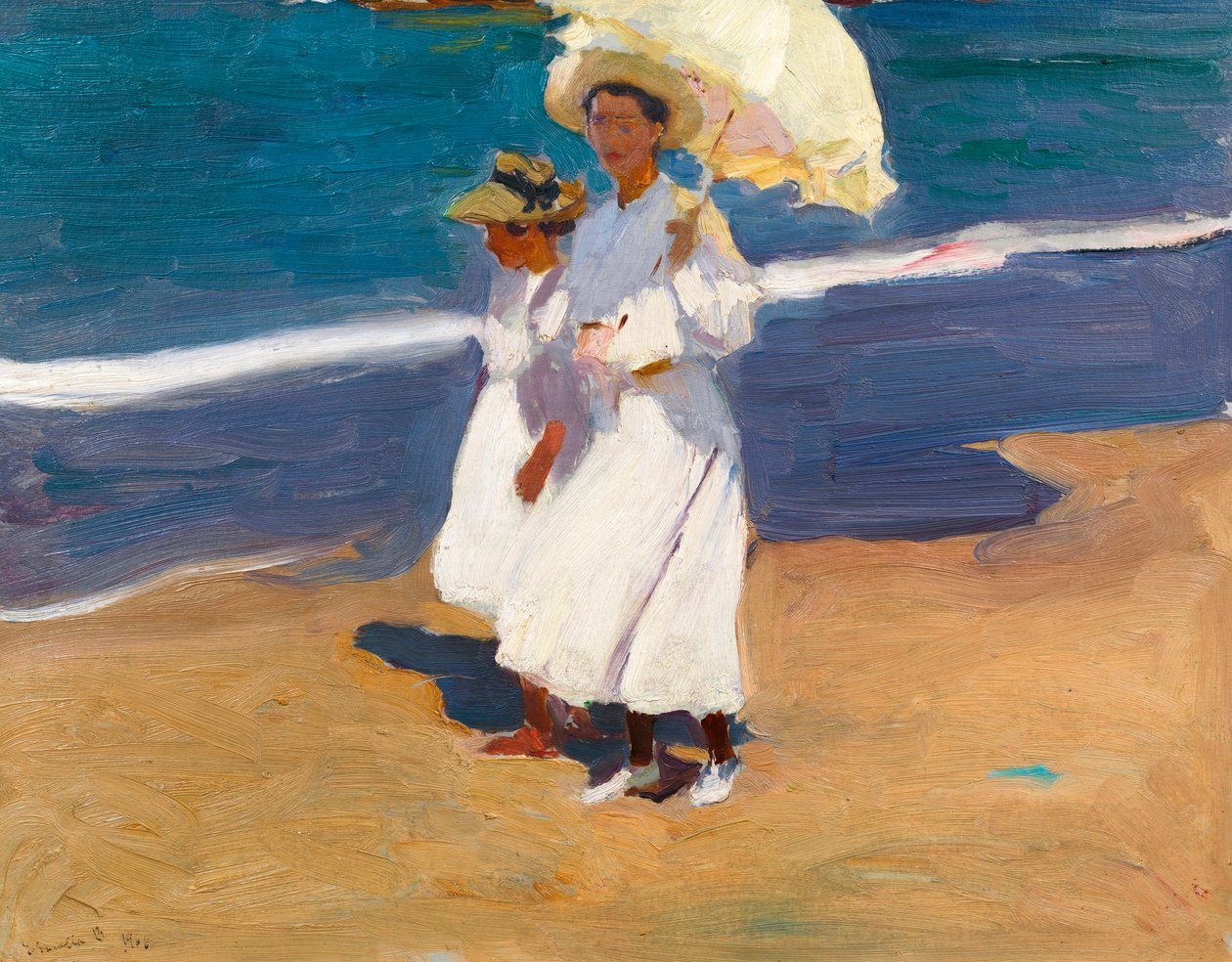 Op het Strand door Joaquín Sorolla