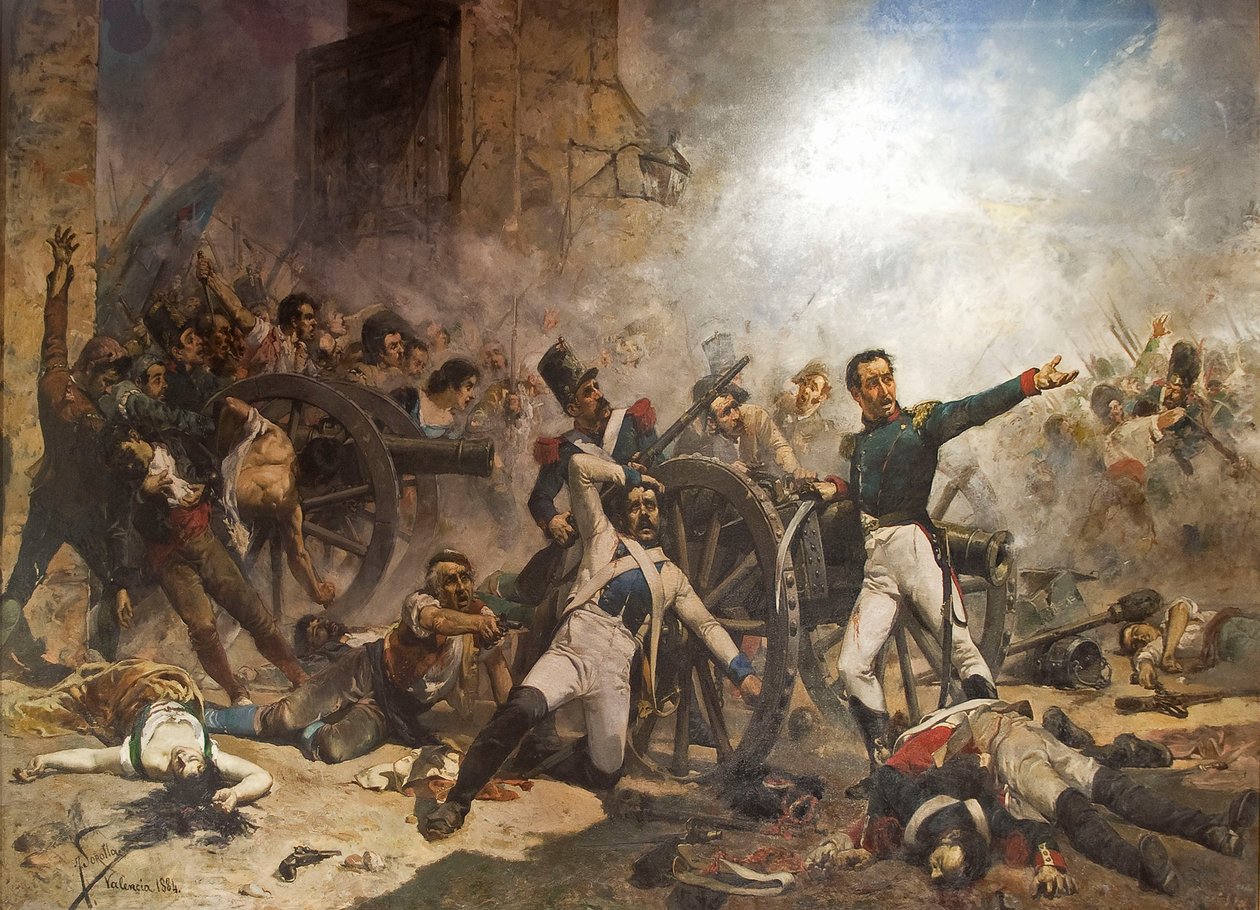 De dood van Pedro Velarde y Santillán door Joaquín Sorolla