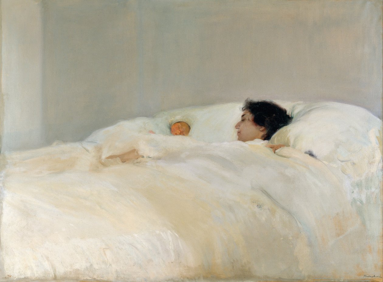 Moeder door Joaquín Sorolla