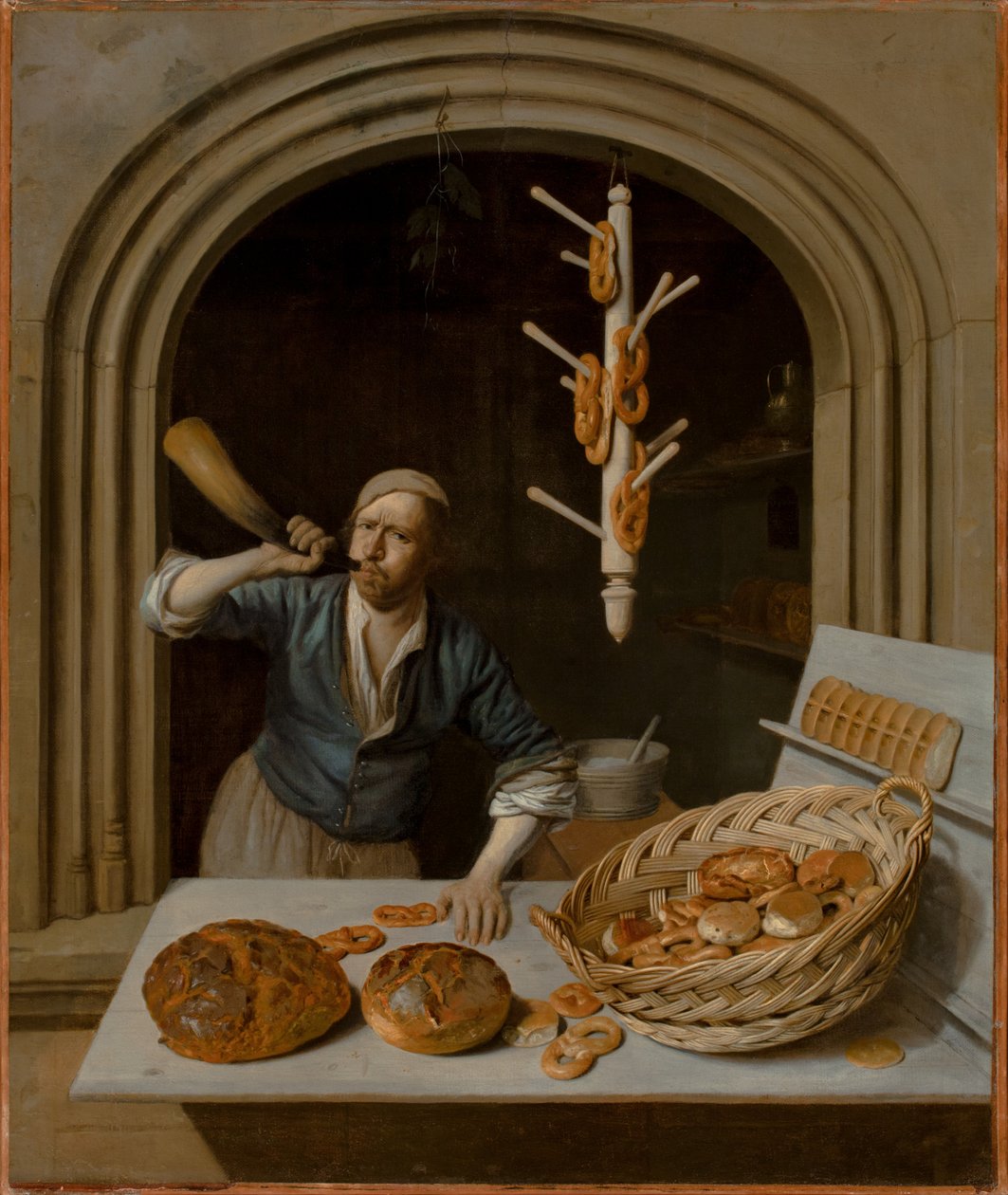 De bakker, ca. 1681 door Job Berckheyde