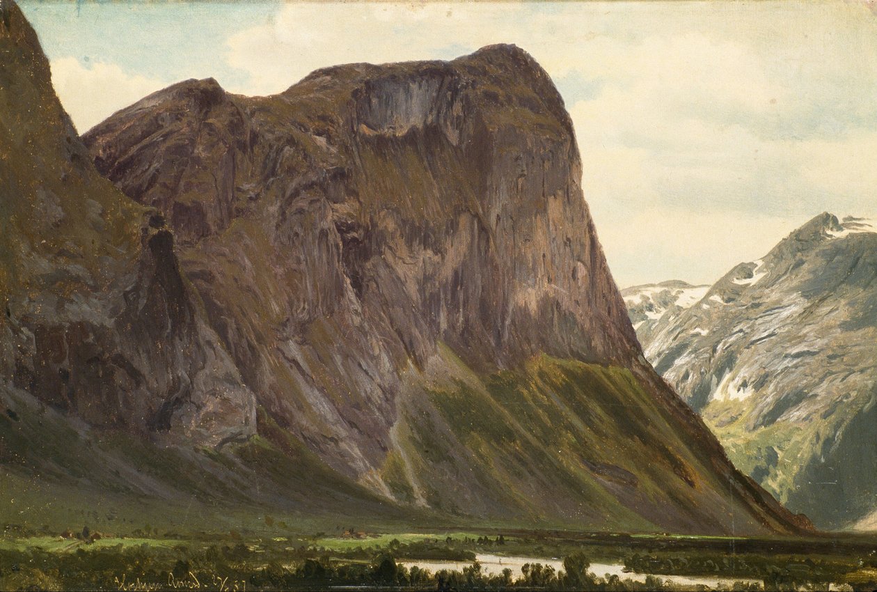 Van Horgheim in Romsdal door Johan Fredrik Eckersberg