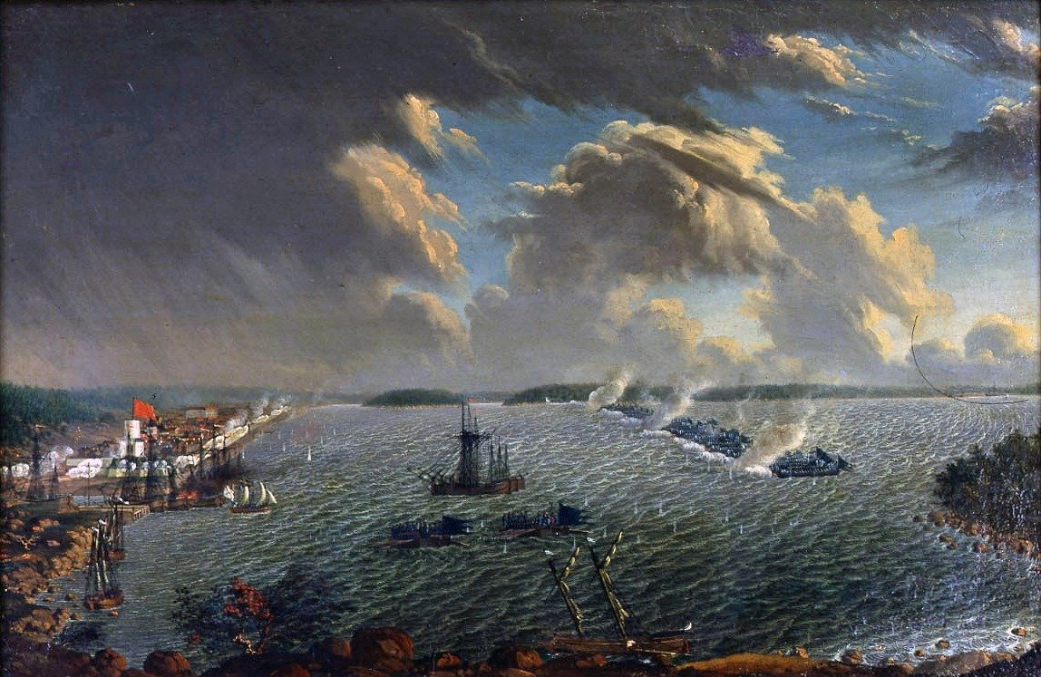 Fredrikshamn 1790 door Johan Tietrich Schoultz