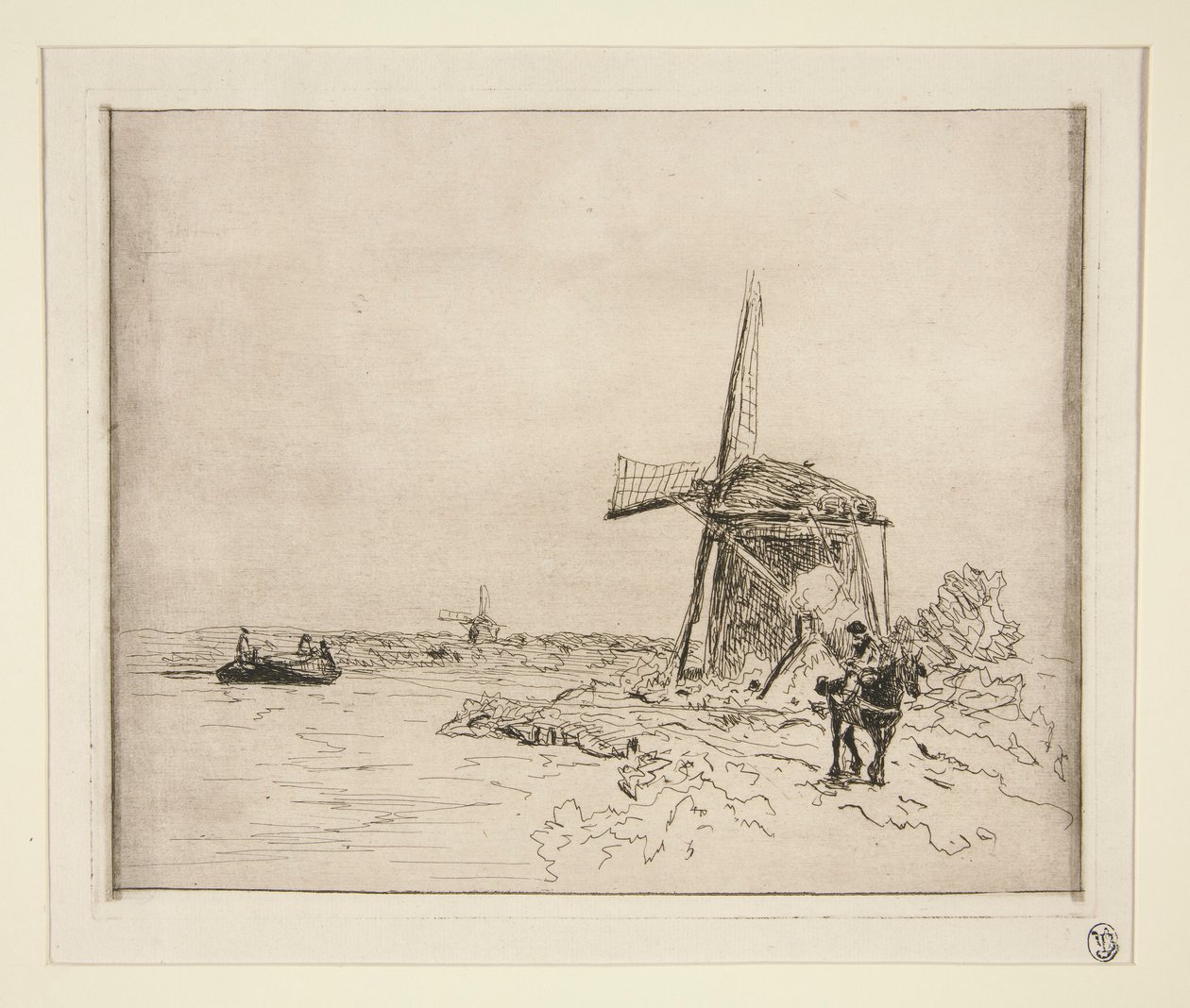 Het jaagpad door Johan Barthold Jongkind