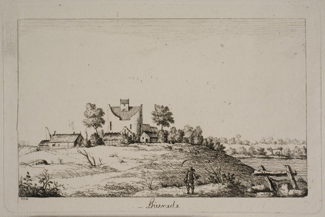 Bjernede kerk door Johan Bülow
