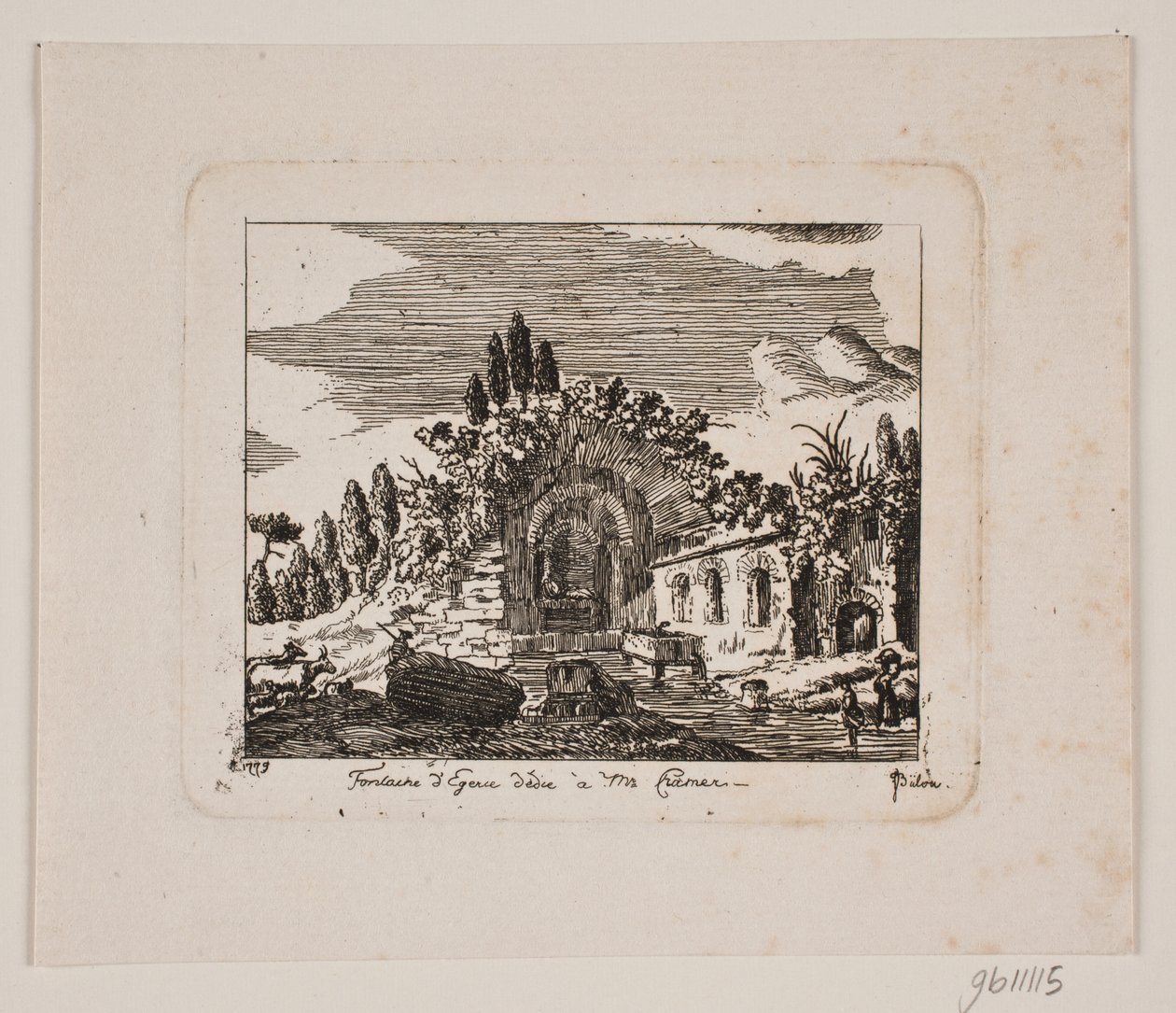 Romeinse ruïnes door Johan Bülow