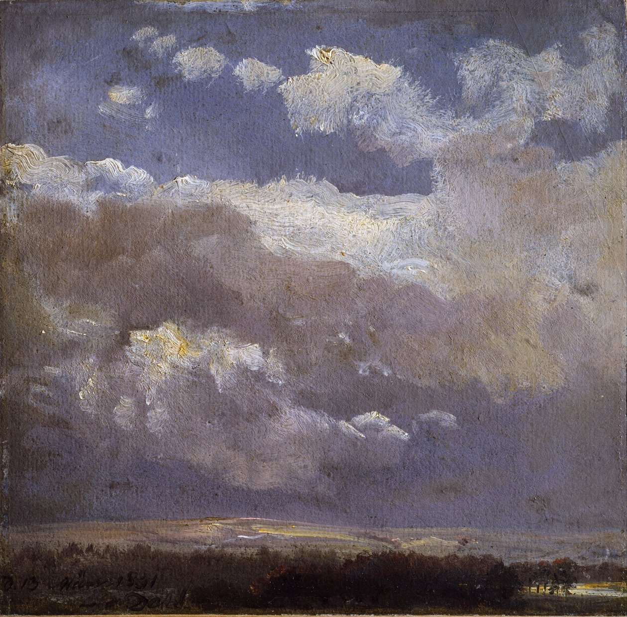 Donderwolken door Johan Christian Dahl