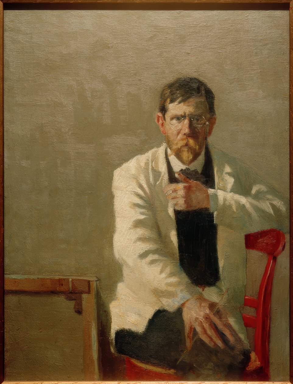 Zelfportret door Johan Rohde