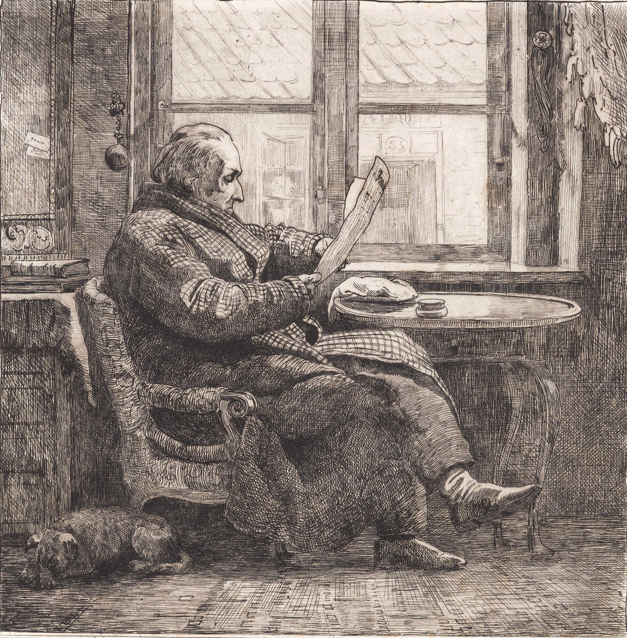 Raadsheer Emanuel Bonnevie door Johan Thomas Lundbye