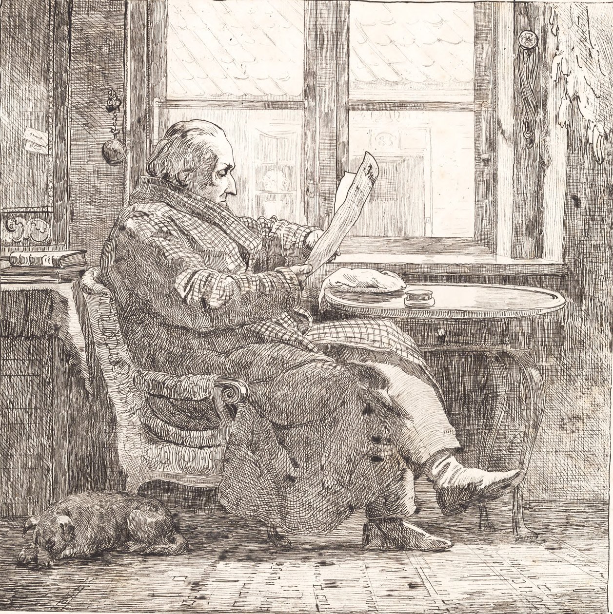 Justitsråd Emanuel Bonnevie door Johan Thomas Lundbye